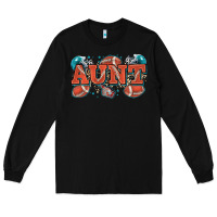 Black aunt American football Long Sleeve Tee - Zillion Design Studio