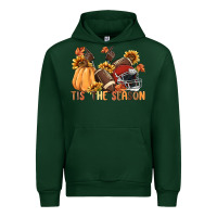 Forest Green tis' the season Urban Hoodie - MaliasSmallBusiness