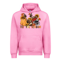 Fuchsia Pink tis' the season Urban Hoodie - MaliasSmallBusiness