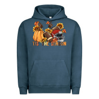 Pigment Midnight Navy tis' the season Urban Hoodie - MaliasSmallBusiness