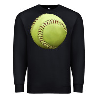 Black softball ball Premium Sweatshirt - JahusDesignShop