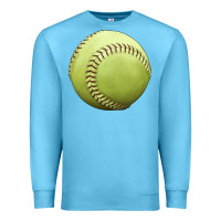 Ocean Blue softball ball Premium Sweatshirt - JahusDesignShop