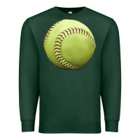 Sports Green softball ball Premium Sweatshirt - JahusDesignShop