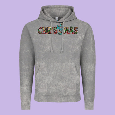 Christmas Cross Vintage Hoodie Designed By Adodesignshop