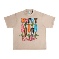 French Oak Happy Easter Urban Heavy Tee - RanaPortraitStore