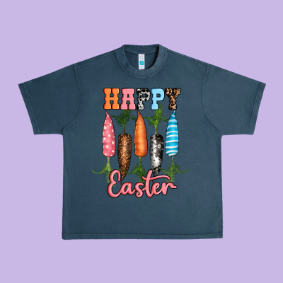 Happy Easter Urban Heavy Tee Designed By Ranaportraitstore