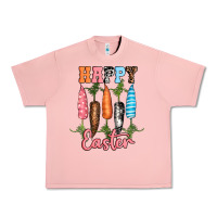Salmon Happy Easter Urban Heavy Tee - RanaPortraitStore