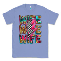 Colony Blue race wife wife wife lightningbolt Classic Tee - Zillion Design Studio