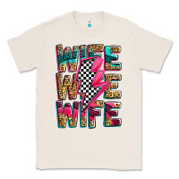Natural race wife wife wife lightningbolt Classic Tee - Zillion Design Studio