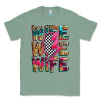 Sage race wife wife wife lightningbolt Classic Tee - Zillion Design Studio