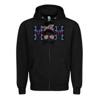Black mom autism Zipper Hoodie - SublimationCraftShop