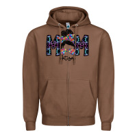 Chestnut mom autism Zipper Hoodie - SublimationCraftShop