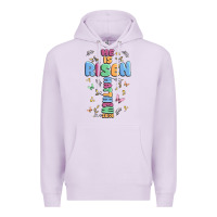 Lilac he is risen cross Premium Hoodie - MaliasSmallBusiness