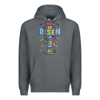 Rock he is risen cross Premium Hoodie - MaliasSmallBusiness