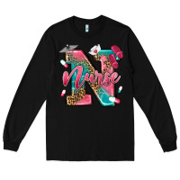 Black western nurse Long Sleeve Tee - texasbilliewilder