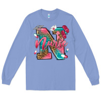 Colony Blue western nurse Long Sleeve Tee - texasbilliewilder