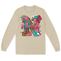 Mushroom western nurse Long Sleeve Tee - texasbilliewilder