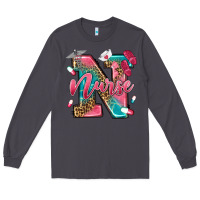 Smoke western nurse Long Sleeve Tee - texasbilliewilder