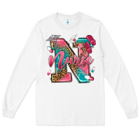 White western nurse Long Sleeve Tee - texasbilliewilder
