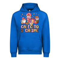 Cobalt cafecito y chisme Urban Hoodie - MaliasSmallBusiness