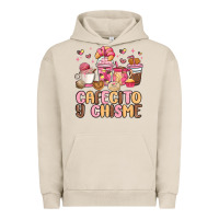 Pigment French Oak cafecito y chisme Urban Hoodie - MaliasSmallBusiness