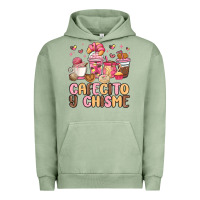 Pigment Oil Green cafecito y chisme Urban Hoodie - MaliasSmallBusiness