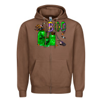 Chestnut boo drink Zipper Hoodie - CowhideDigitalArt
