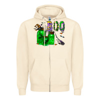 Sandshell boo drink Zipper Hoodie - CowhideDigitalArt