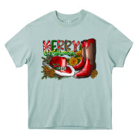 Arona cowboy merry christmas Heavy Core Tee - CowhideDigitalArt