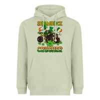 Matcha shamrocks crusher monster truck with shamrocks Heavyweight Hoodie - AdoDesignShop