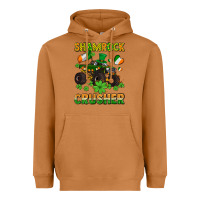 Meerkat shamrocks crusher monster truck with shamrocks Heavyweight Hoodie - AdoDesignShop