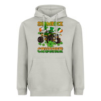 Moon Dust shamrocks crusher monster truck with shamrocks Heavyweight Hoodie - AdoDesignShop