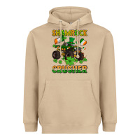 Mushroom shamrocks crusher monster truck with shamrocks Heavyweight Hoodie - AdoDesignShop