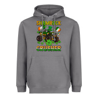 Storm shamrocks crusher monster truck with shamrocks Heavyweight Hoodie - AdoDesignShop