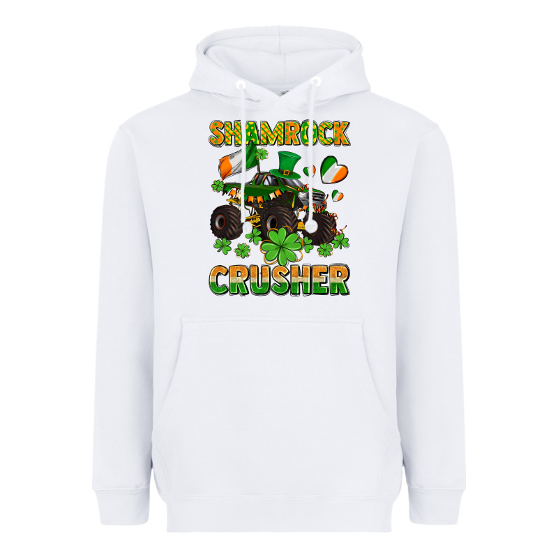 Shamrocks Crusher Monster Truck With Shamrocks Heavyweight Hoodie by AdoDesignShop | Teevron