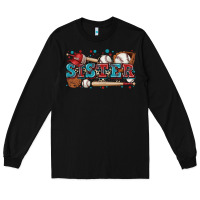 Black sister baseball Long Sleeve Tee - Zillion Design Studio