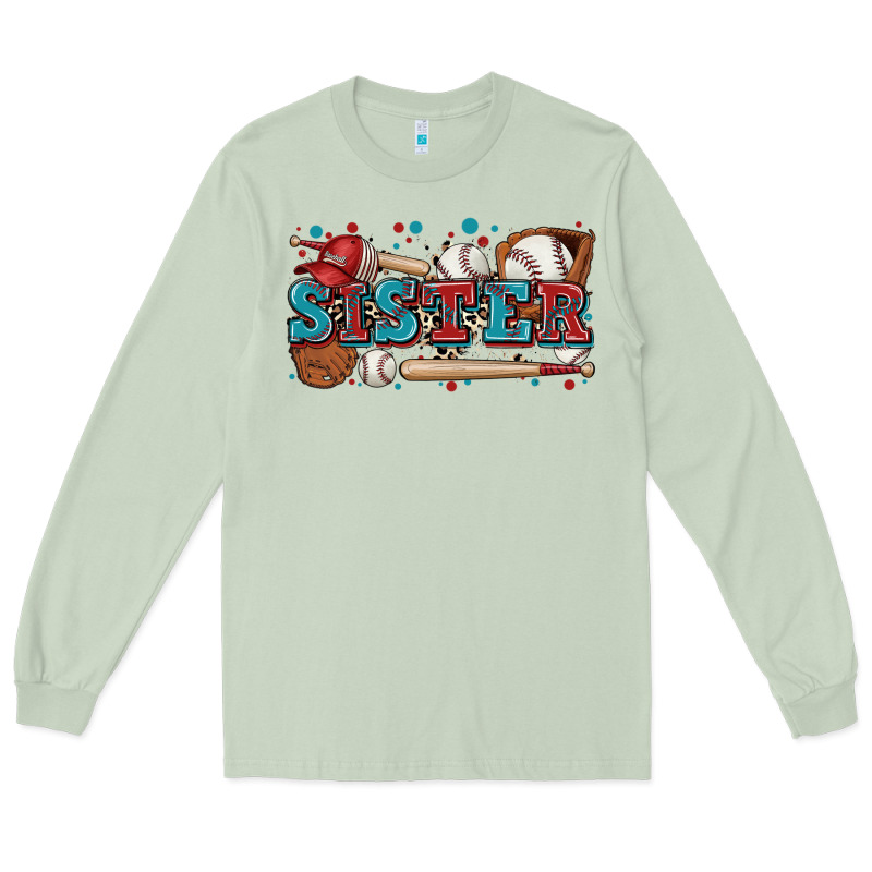 Sister Baseball Long Sleeve Tee by Zillion Design Studio | Teevron