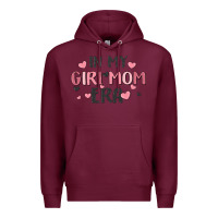 Burgundy in my girl mom era Premium Hoodie - MaliasSmallBusiness