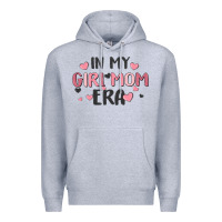 Heather Grey in my girl mom era Premium Hoodie - MaliasSmallBusiness