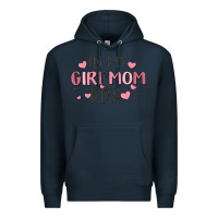Navy in my girl mom era Premium Hoodie - MaliasSmallBusiness