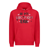 Red in my girl mom era Premium Hoodie - MaliasSmallBusiness
