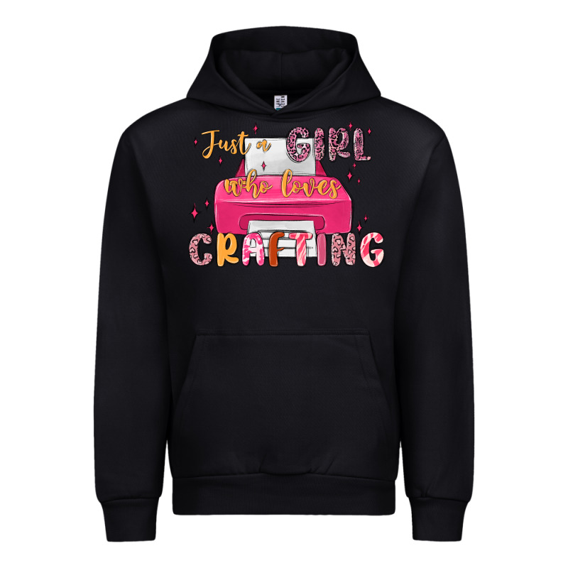 Just A Girl Who Loves Crafting Urban Hoodie by MaliasSmallBusiness | Teevron