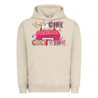 Pigment French Oak just a girl who loves crafting Urban Hoodie - MaliasSmallBusiness