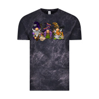Cloud Black halloween gnomies Vintage Tee - BarkalooDesign