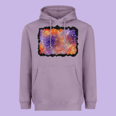 Halloween Background Heavyweight Hoodie Designed By Bundleandbundleshop
