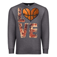 Charcoal Heather basketball love Premium Sweatshirt - JahusDesignShop