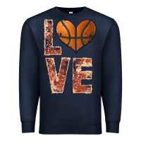 Navy basketball love Premium Sweatshirt - JahusDesignShop