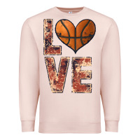 Pale Pink basketball love Premium Sweatshirt - JahusDesignShop