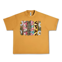 Peanut Butter Easter Brushstroke With Quail Eggs Daisy And Bunny Urban Heavy Tee - RanaPortraitStore
