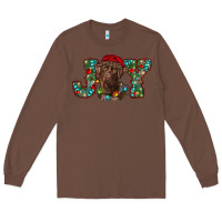 Chestnut labrador retriever christmas joy Long Sleeve Tee - RanaPortraitStore